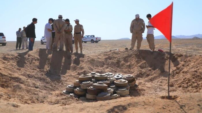 مسؤول يمني: الحوثي زرع ألغاماً تعمل بالأشعة تحت الحمراء