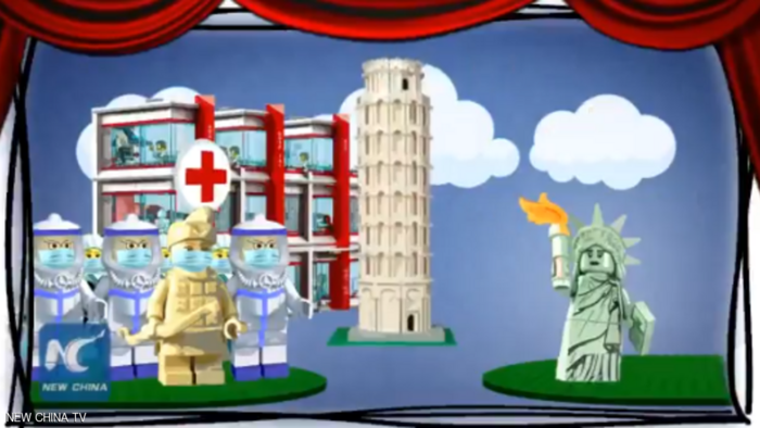 الصين تطرح فيلم رسوم متحركة يسخر من تعامل أمريكا مع كورونا