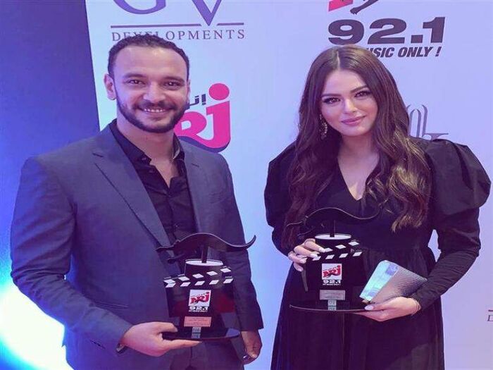 خطوبة أحمد خالد صالح وهنادي مهنا