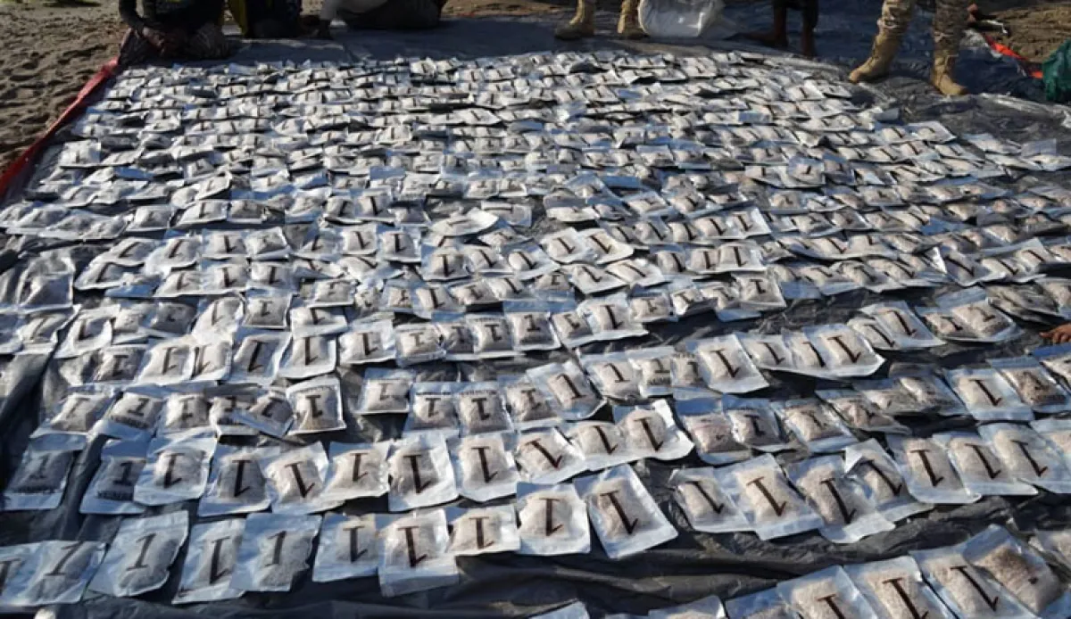 إحباط عملية تهريب ضخمة لـ450 ألف قرص كبتاجون قرب باب المندب