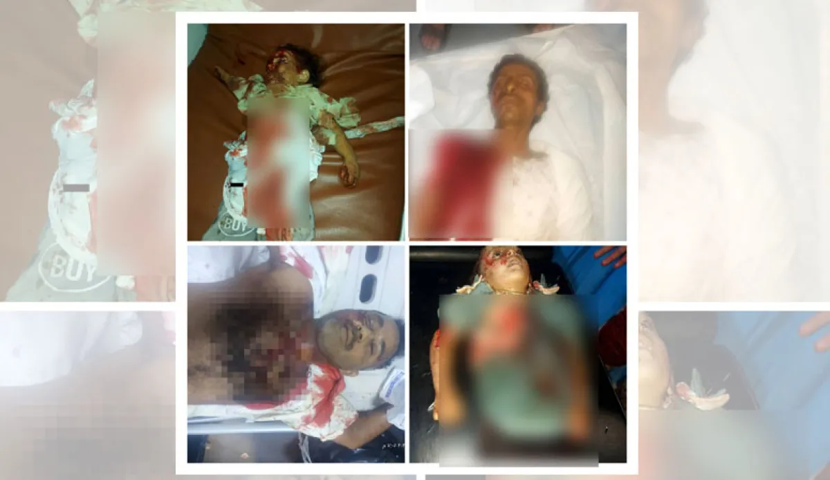 حجة.. شهداء وجرحى نتيجة قصف حوثي على تجمع للمواطنين أثناء الإفطار في حيران