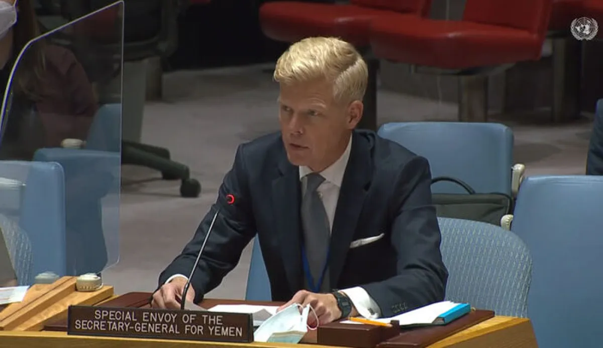 هانس غروندبرغ: قرار الحوثي بمساندة النظام الإيراني ينذر بجر اليمن إلى الحرب الإقليمية