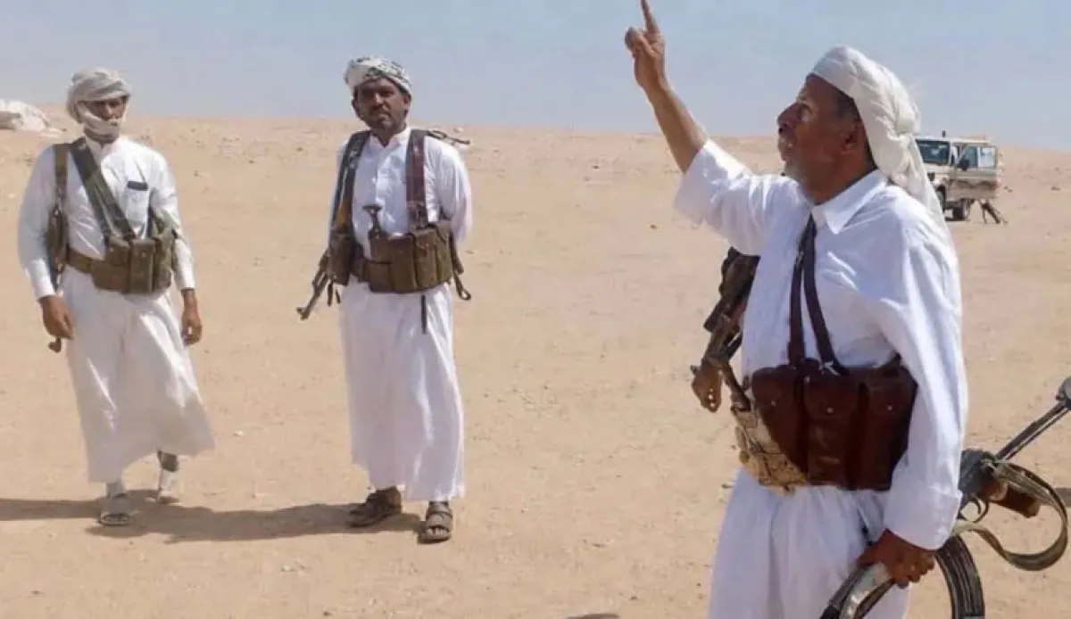 تفجير منزل الشيخ بن فدغم ومحاولة اغتياله بمسيّرة وسط حشود قبلية كبيرة في الريان