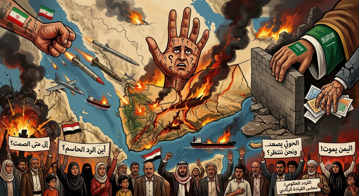 الصمت السعودي والتردد الحكومي.. أسئلة يطرحها اليمنيون وسط التصعيد الحوثي الأخير