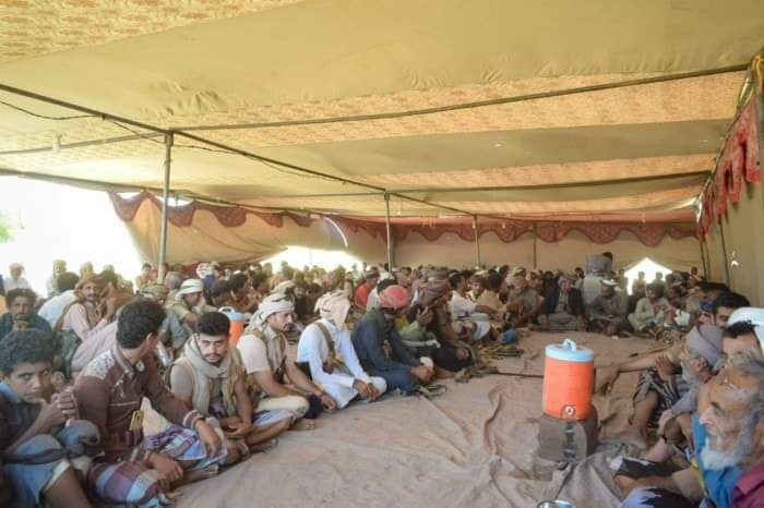 اعتصام مرخة يدعو الى انقاذ شبوة من المليشيات الاخوانية والحوثية