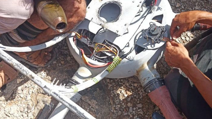 «العمالقة» تعلن إسقاط طائرة مسيرة حوثية في حيس غربي اليمن