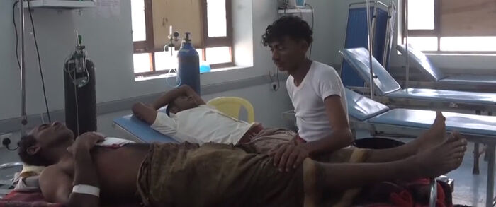 إصابة مواطن برصاص قناص حوثي في التحيتا (فيديو)