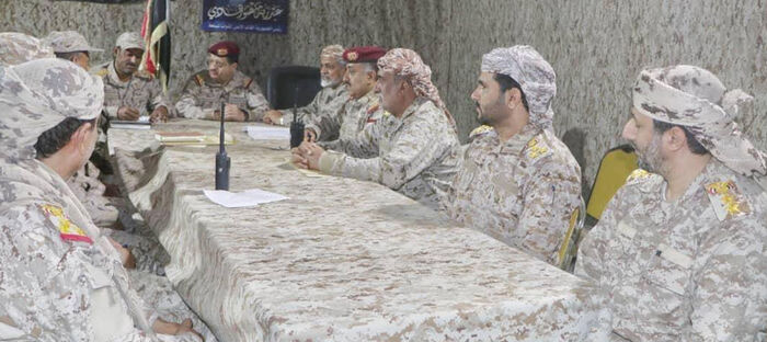 اجتماع عسكري رفيع في مارب يتعهد بإنهاء مشروع الحوثي الايراني