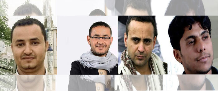 محكمة حوثية تقضي بإعدام 4 صحفيين مختطفين منذ 5 سنوات