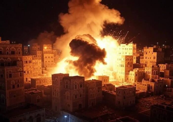 أكثر من 29 غارة أمريكية تستهدف قيادات ومخابئ حوثية في صنعاء ومحيطها