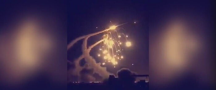 اعتراض صاروخين في سماء الرياض