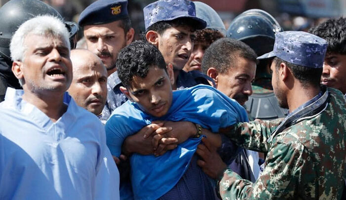 ميون الحقوقية تدين إعدام 9 مدنيين في صنعاء وفقاً لمحاكمات مسيّسة
