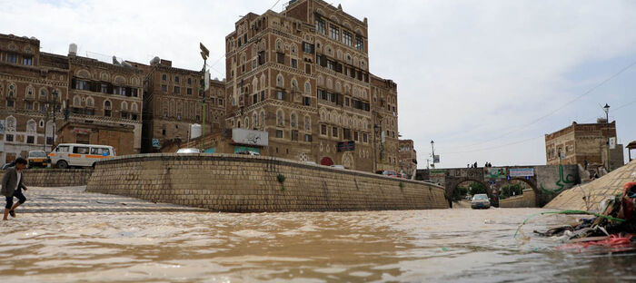 172 قتيلا ومئات المصابين  نتيجة السيول في اليمن