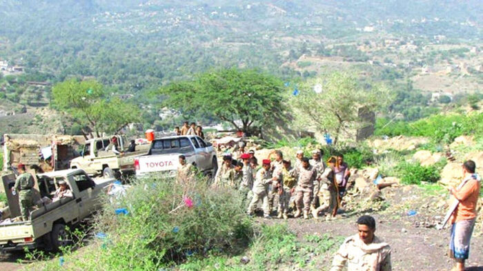 الحشد الشعبي يفجر الوضع العسكري في الحجرية ويهاجم أحد مواقع اللواء 35 مدرع