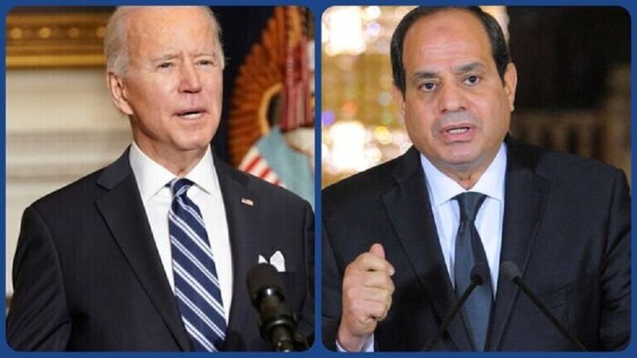 السيسي وبايدن يبحثان وقف العنف والتصعيد في الأراضي الفلسطينية