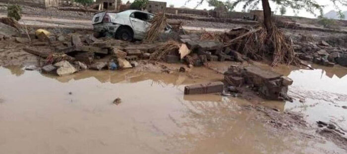 تقرير بحثي يحصر الأضرار الاقتصادية للسيول في اليمن