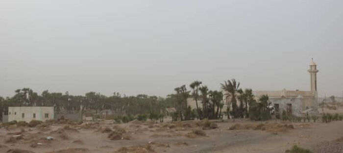 المليشيا تقصف القرى السكنية ومزارع المواطنين في الفازة