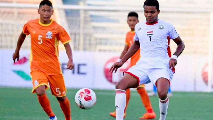 المنتخب اليمني لناشئي كرة القدم يسحق نظيره البوتاني بثمانية نظيفة