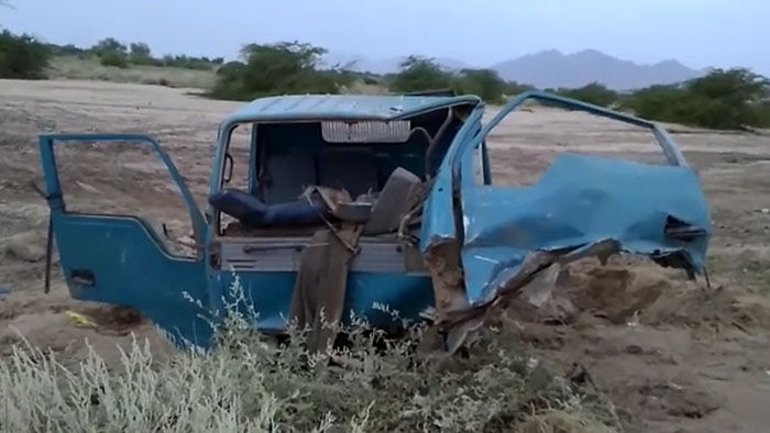 استشهاد وإصابة ثلاثة مواطنين إثر انفجار لغم حوثي بمديرية حيس