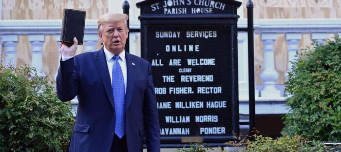 «غضب من استغلال» ترامب لكنيسة القديس يوحنا بواشنطن