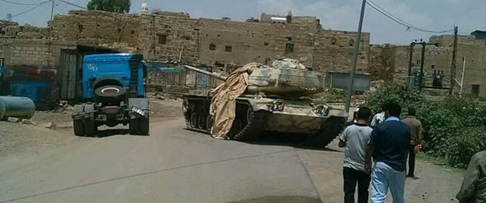 الحوثيون يدفعون بتعزيزات عسكرية إلى مكيراس