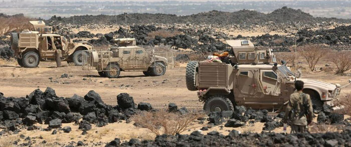 القوات المشتركة تتقدم في معارك جبهة البرح بتعز