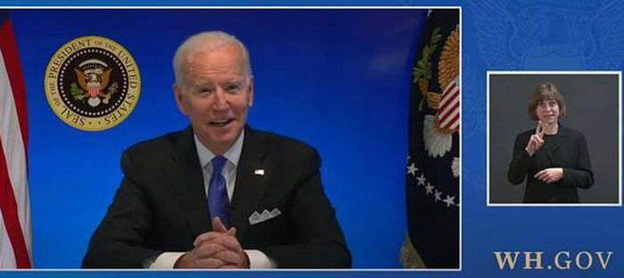 البيت الأبيض ينهي بشكل غير مفهوم بثا مباشرا للرئيس بايدن