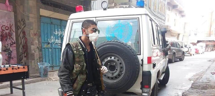 سيارات المنظمات الدولية تخدم الحوثي في جبهة مأرب تفاصيل