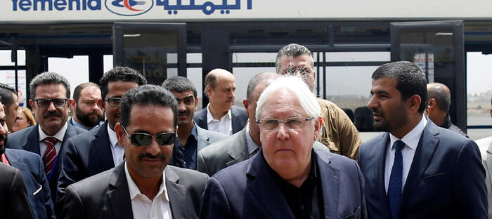 بعد شعوره بالقلق.. غريفيث يصل صنعاء