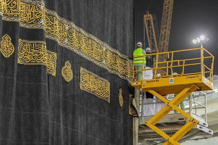 استبدال كسوة الكعبة المشرفة الخميس القادم