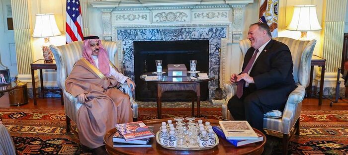 بومبيو أكد دعم إيران للحوثيين.. وزير خارجية السعودية: نبحث إيجاد حل سياسي في اليمن