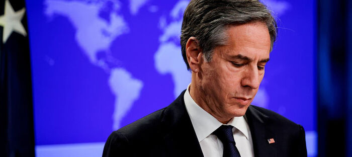 وزير الخارجية الأمريكي: نعمل خلف الكواليس لوقف التصعيد في فلسطين وإسرائيل